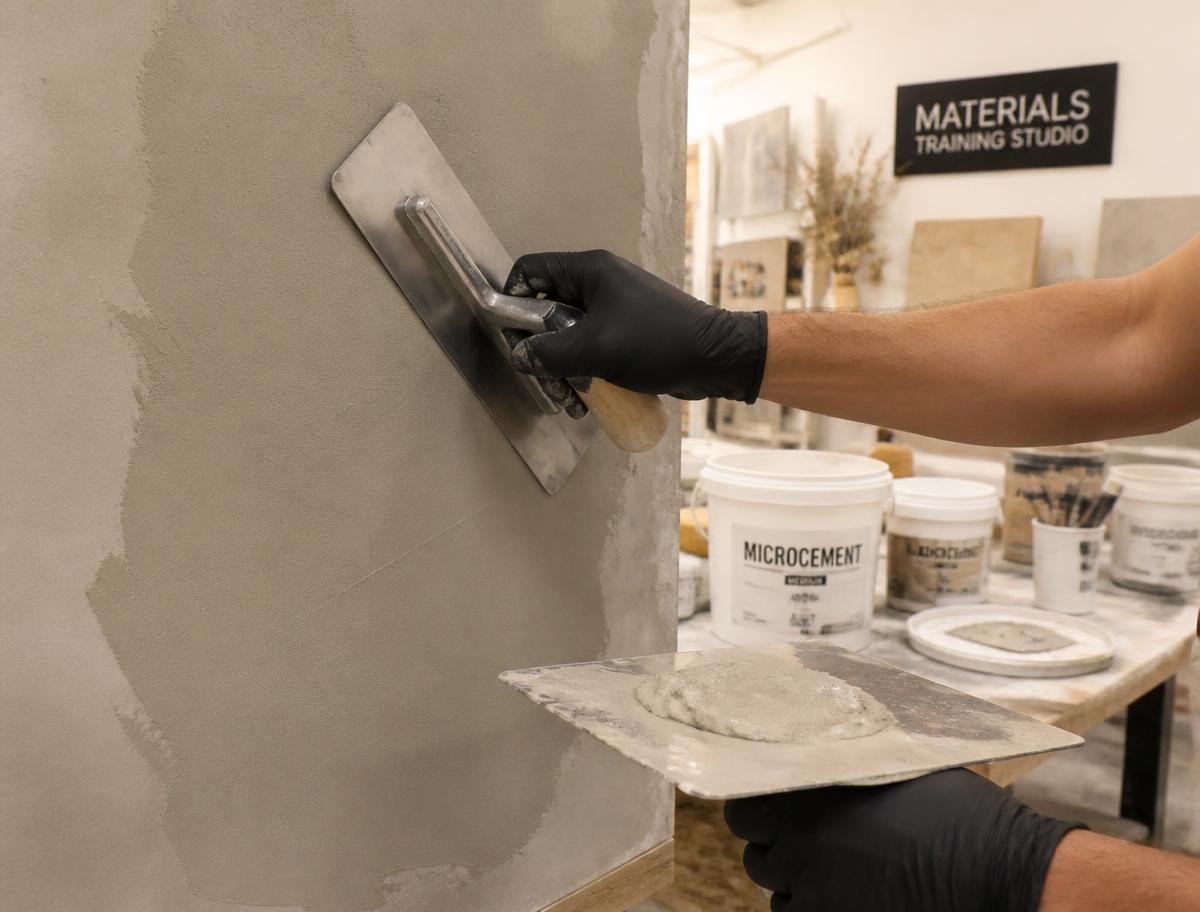 Whole-floor continuous pour — micro cement project in Nedlands